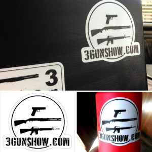 3-Gun Show Sticker